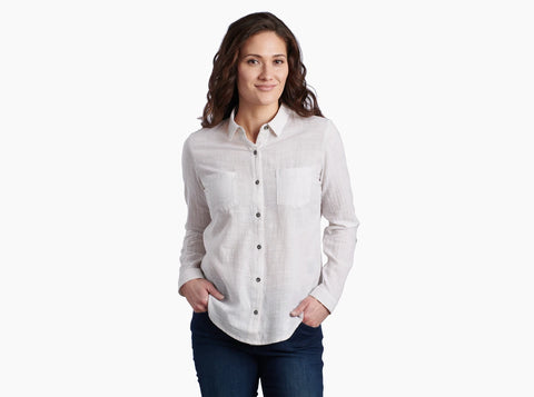 Kuhl Women's Adele Long Sleeve Shirt Natural