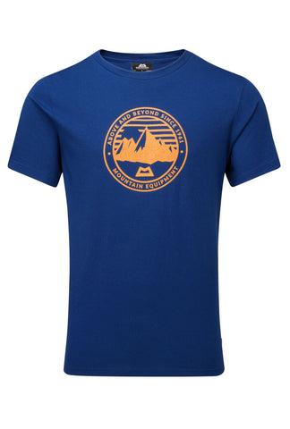 Mountain Equipment Roundell Mens Tee Admiral Blue