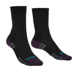 Bridgedale Women's Hike Lightweight Merino Performance Socks Black / Purple